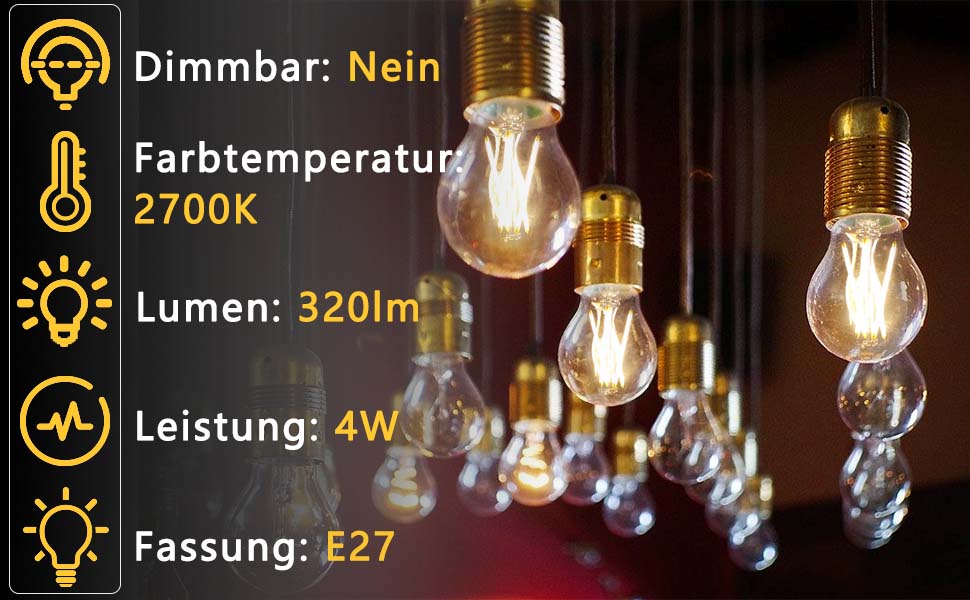 leuchtmittel e27 led warmwei?