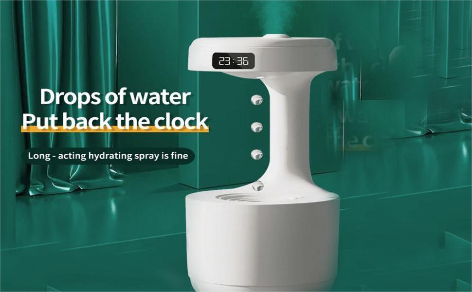 Anti gravity Humidifier 8 h timing, Levitating Water Drops