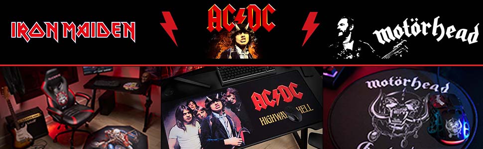 metal music group ac/dc iron maiden motorhead