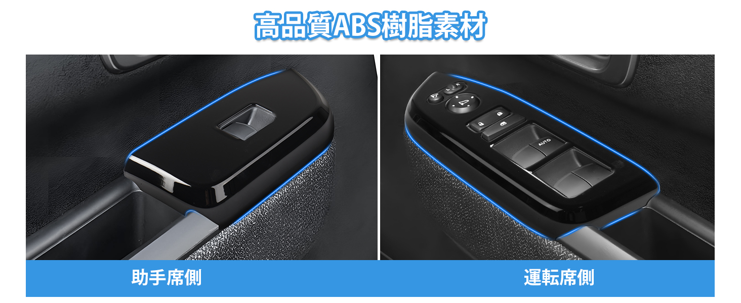 ホンダ 新型N-BOX JF5/6型 ウィンドウスイッチベースパネル