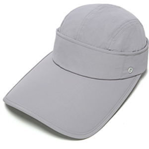 Sun Hat with Neck Flap, Detachable Visor Wide Brim UV