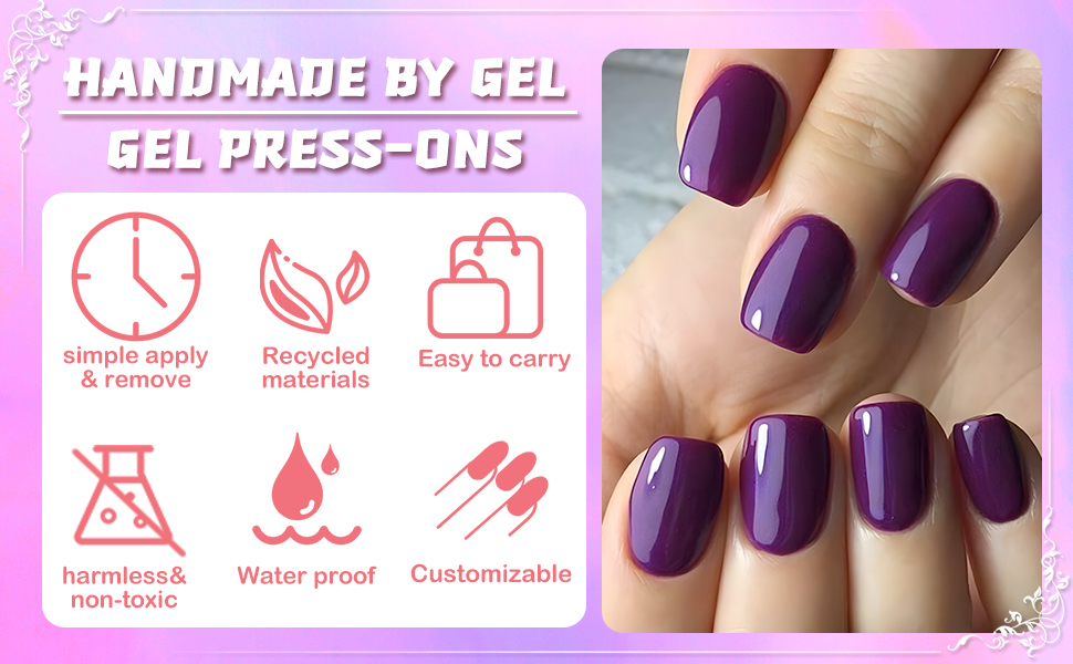short press on nails kids fake nails white glue on nails black nails press ons nail acrylic nails