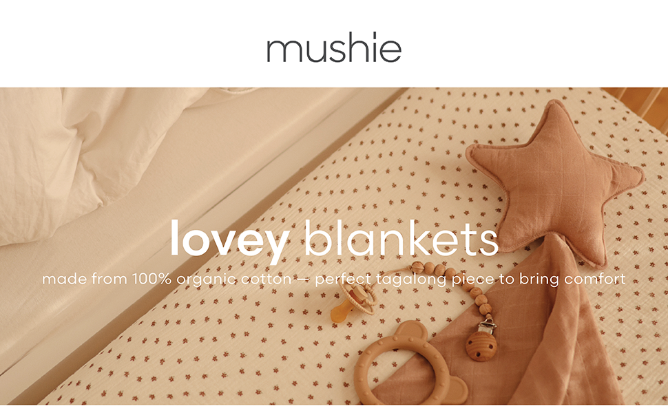 Mushie Lovey Blankets | Perfect Tagalong Piece