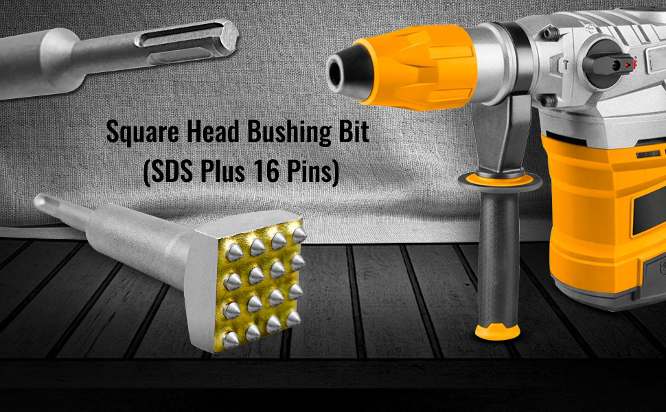 6 Inch x 1 1/4 Inch SDS Plus Bushing Tool for Concrete