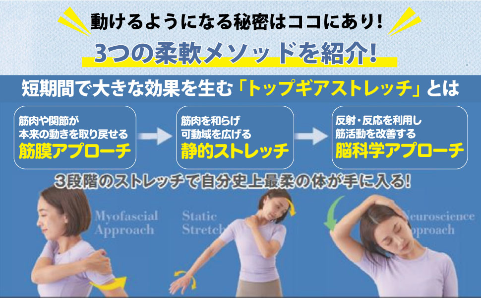 動ける体を取り戻す! 人生100年いきいき動ける大人のストレッチ