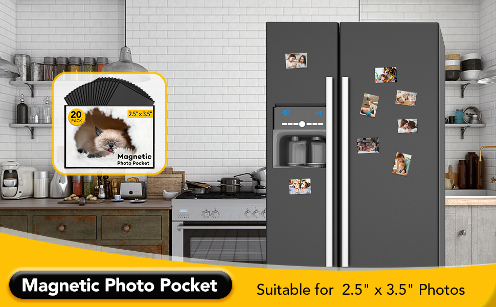 YixangDD 20 Pcs picture frames for refrigerator 2