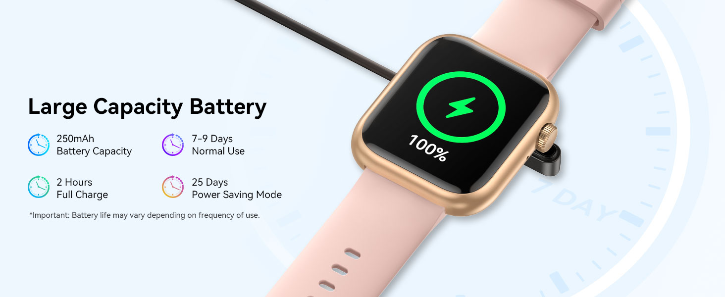 Large Capacity Battery Fitness Watch