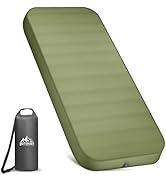 OUTSKIRT Camping Mattress, Self Inflating Sleeping Pad with Pump Sack, Foam Camping Pad for Sleep...