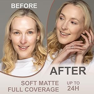 Soft Matte, FullCoverage upto 24 hours