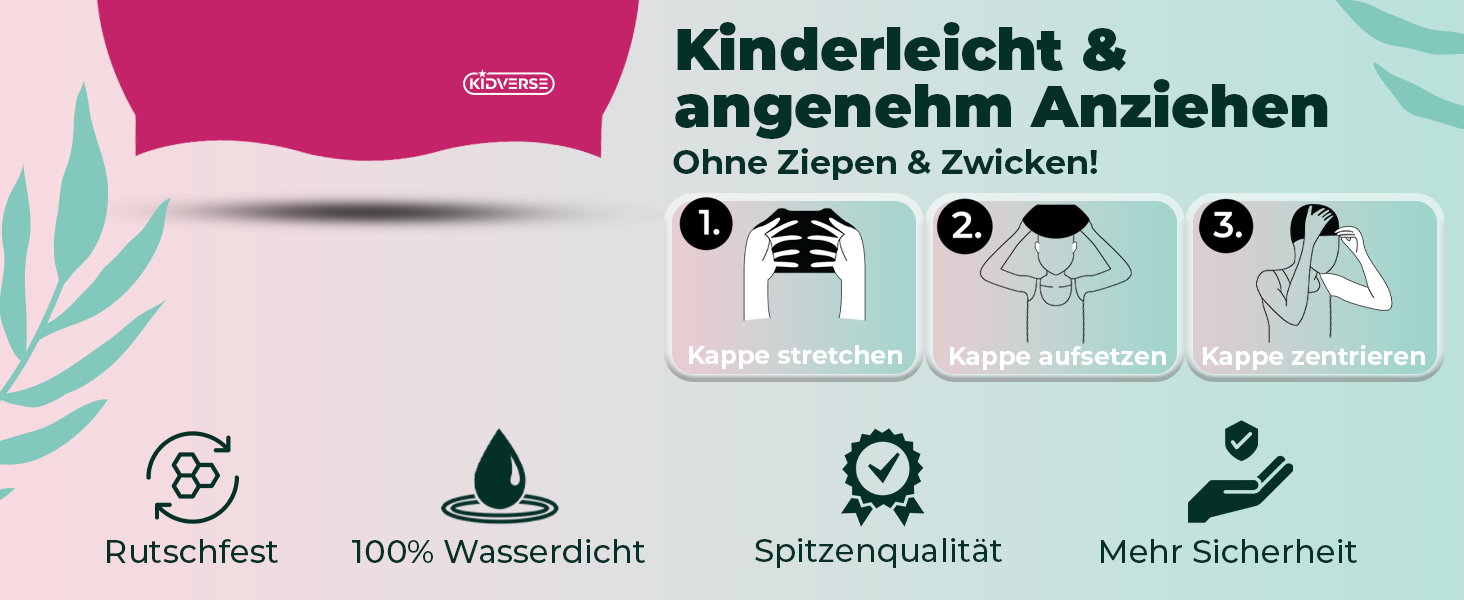 Badekappe Mädchen