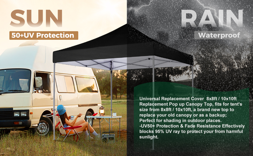 10x10ft Canopy Replacement Top Cover