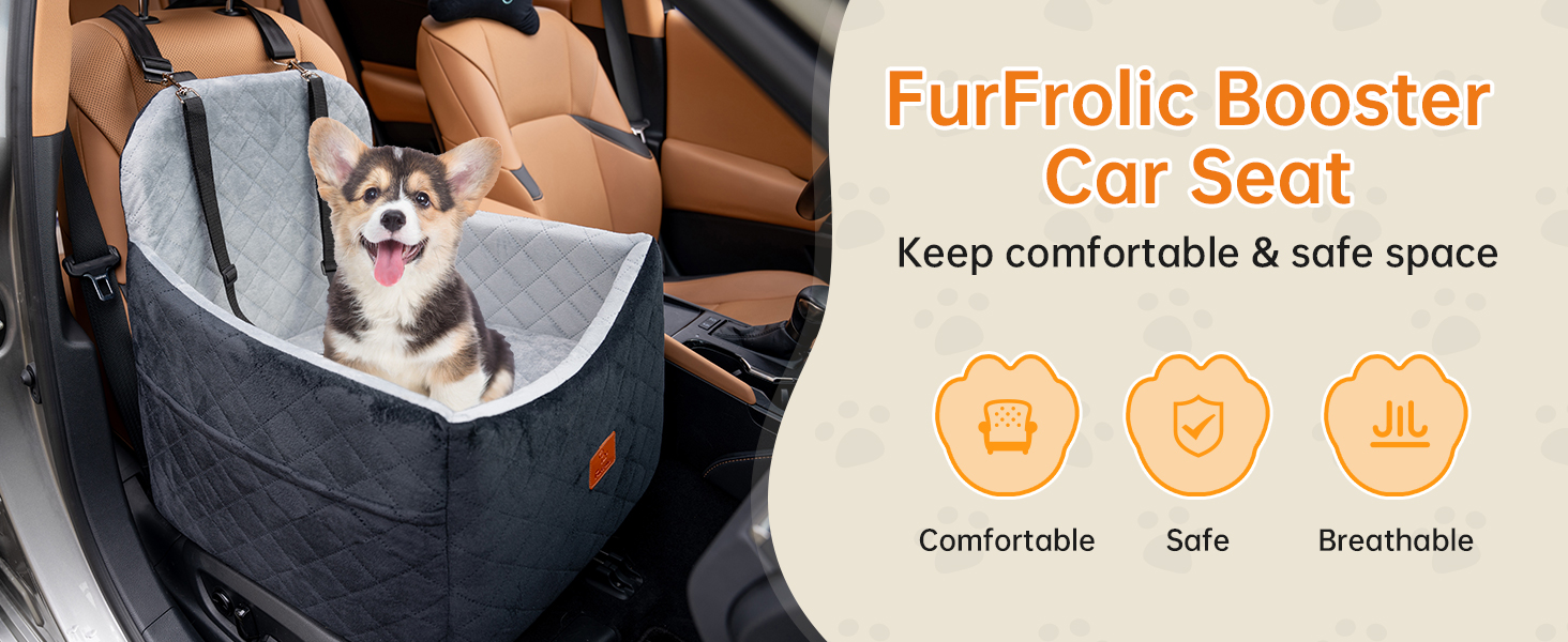 FurFrolic Booster Car Seat