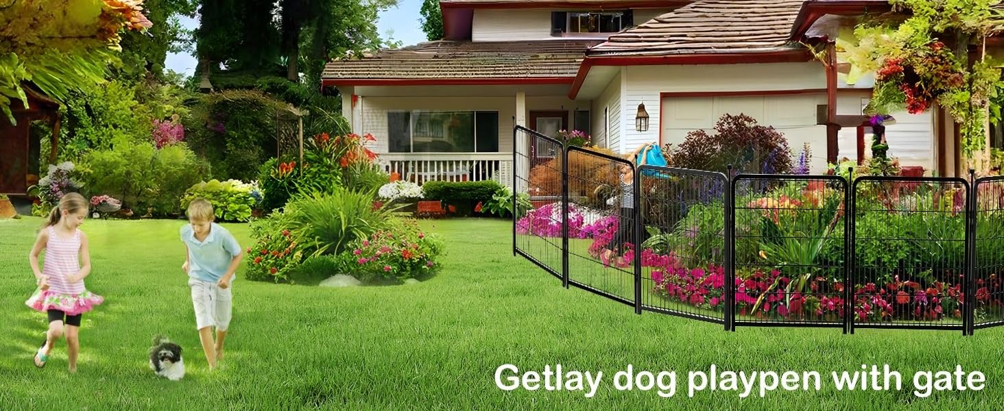 dog playpen with gate