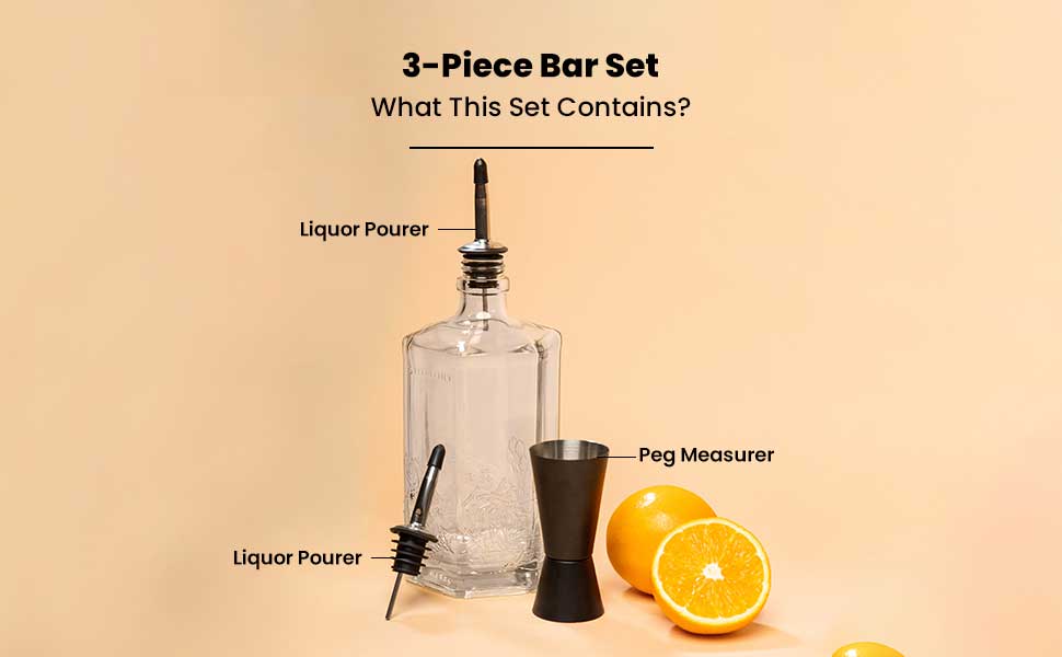 MensXP Mini Bar Tool Set, 3 Pcs Black Amazon.in Beauty