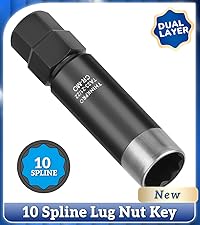 Amazon.com: Thinkpro 10 Spline Lug Nut Key Replacement for