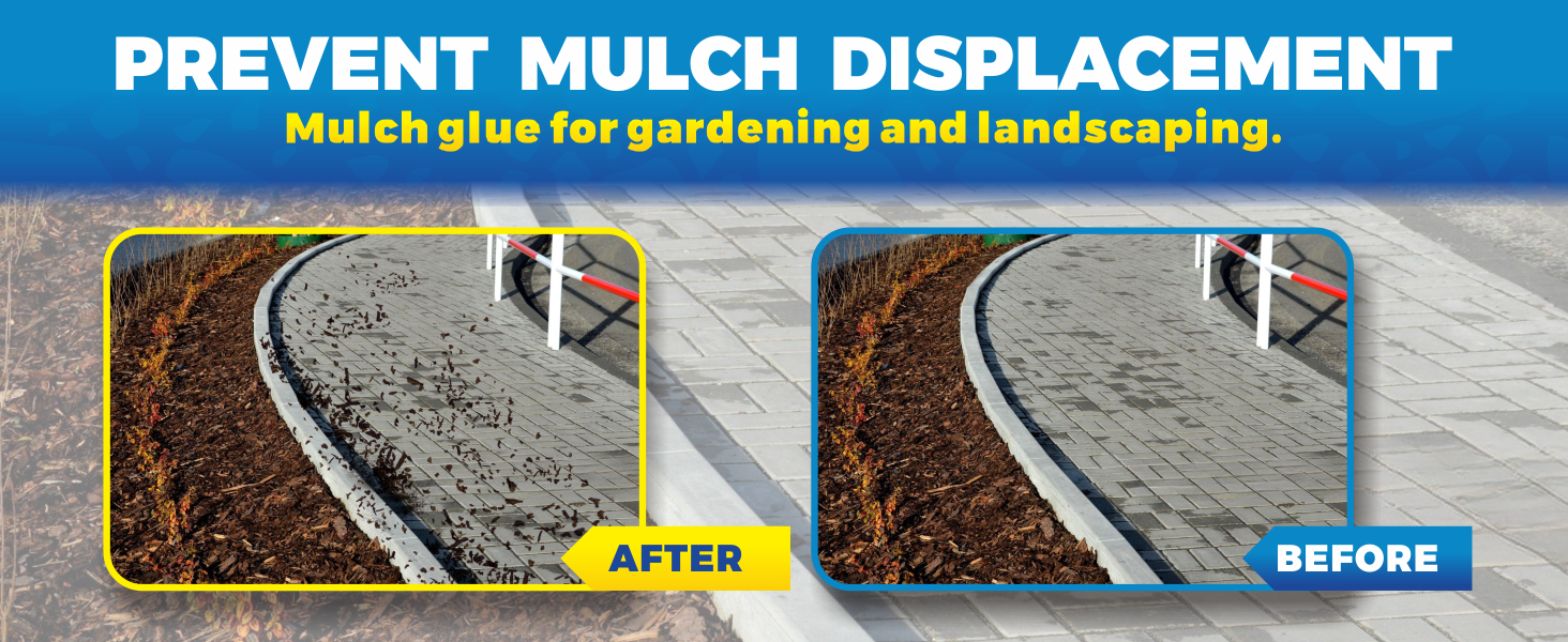 All Purpose Concentrate Rock Glue, Mulch Stone Glue, Pea