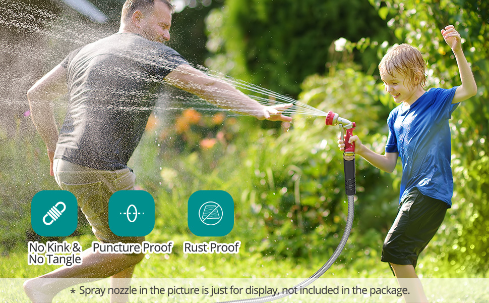 sowgreen steel garden hose