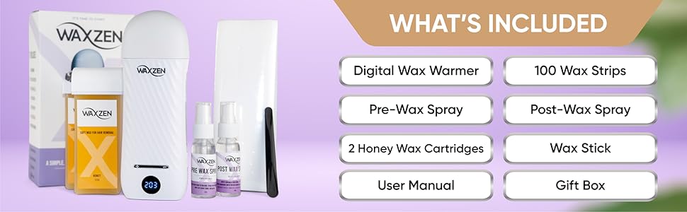 What's included Digital wax Warmer kit, Everything you need to WAX