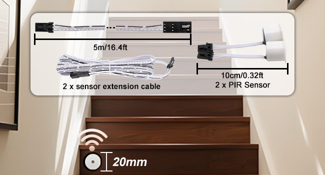 motion activated stair lights