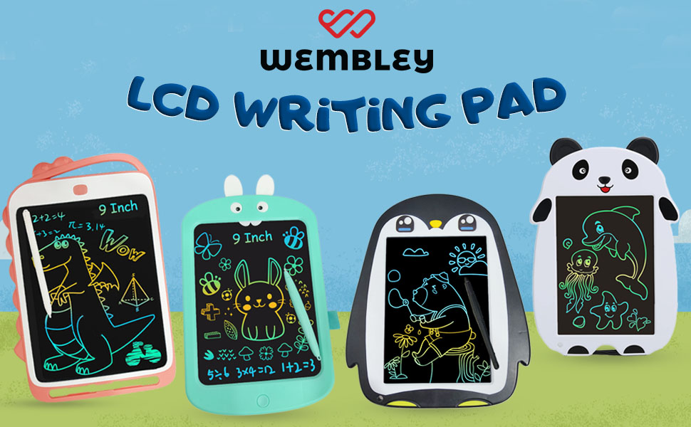 Wembley LCD Writing Pad/Tab Writing, Drawing, Reusable, Portable Pad