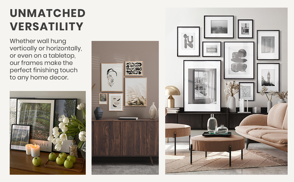 Opposite Wall Aluminium Metal Picture Frame, 19 ¾ x 27 ½