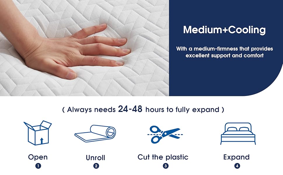 medium cooling mattress topper