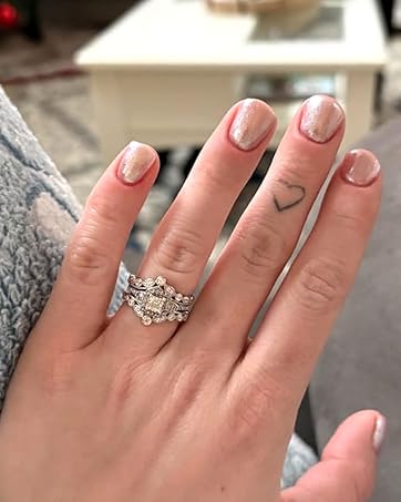 sheloves ring guard for women wedding band adjustable wraps and guard cz 925 sterling silver