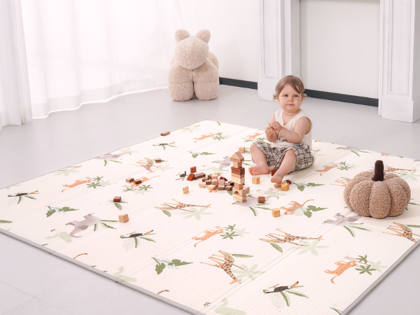 Amazon.com : Baby Play Mat 71x79 Inch, 2 in 1 Fabric & XPE