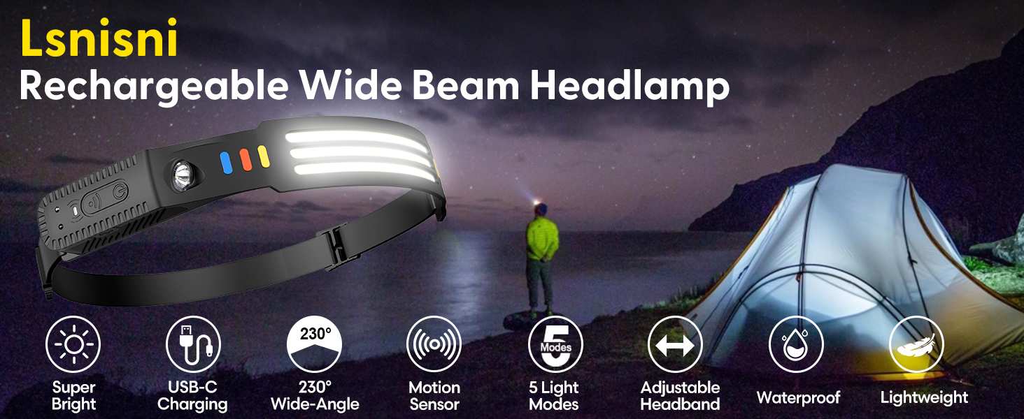 wide beam headlamp