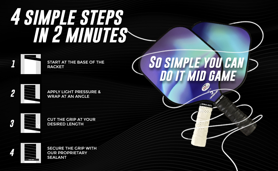 Pickle Grips Pickleball Paddle Grip Tape Overgrip Grip Wrap For