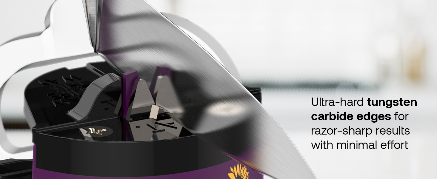 AnySharp EDITIONS Hands Free Knife Sharpener Easy to Use Sharpening Tool