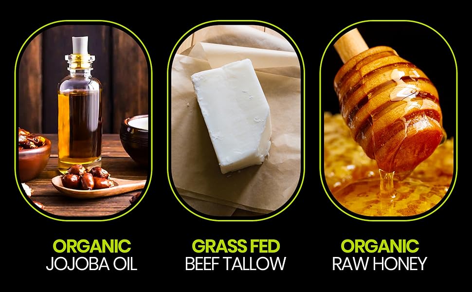 100% Grass Fed Beef Tallow for Skin, Face & Body