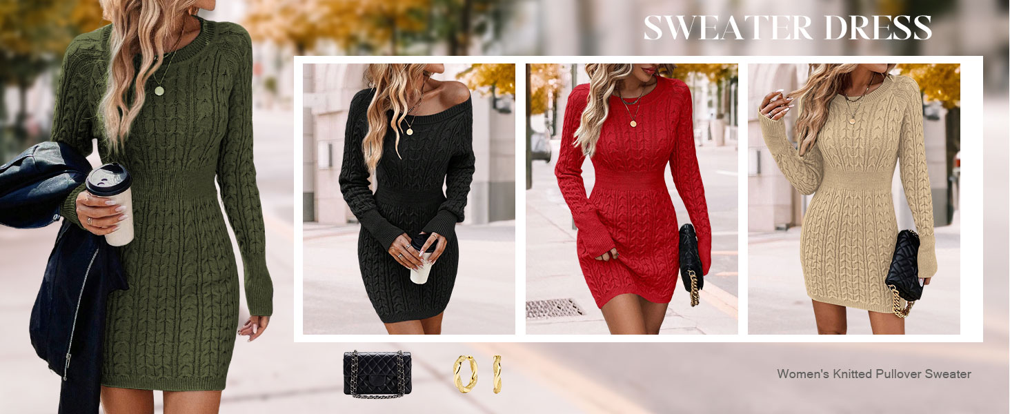 ZAFUL Womens Cable Knit Sweater