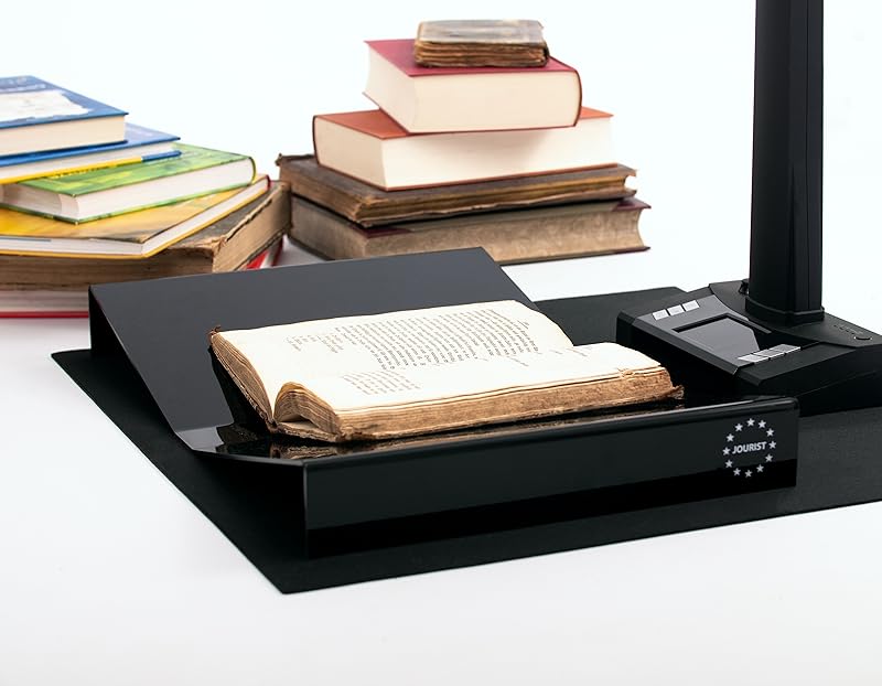 JOURIST Buchwiege für Aufsichtscanner und Buchscanner. Für Scanfläche