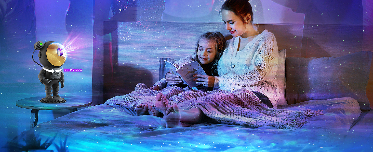 Astronaut Galaxy Star Projector