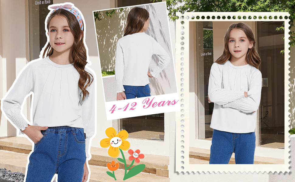 white blouse for girls