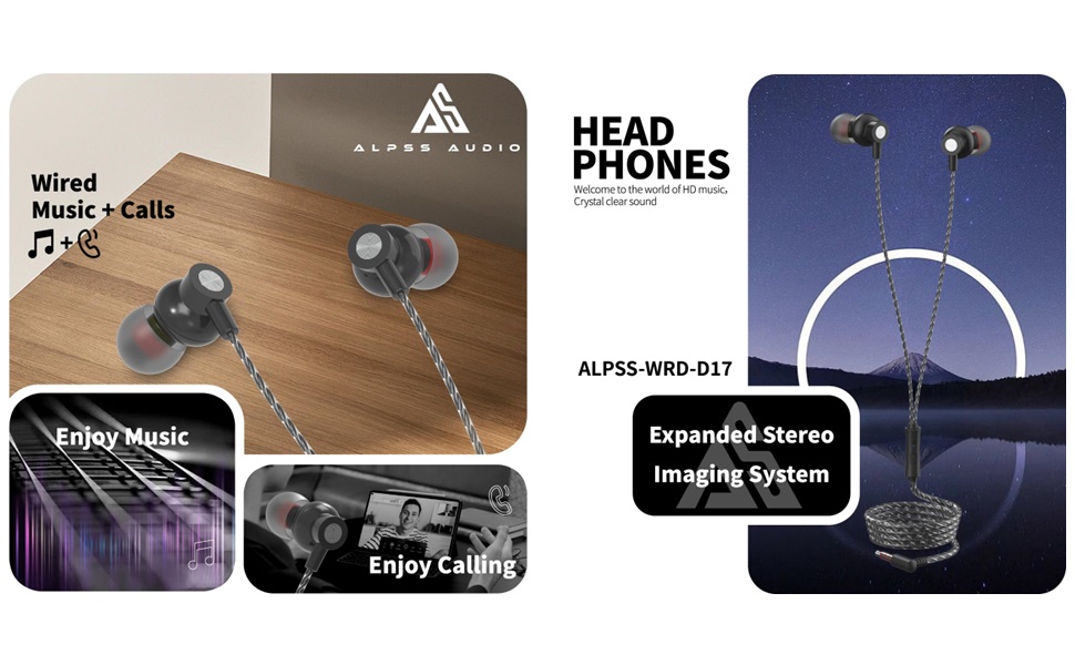 Alpss Audio D17 Wired Earphone