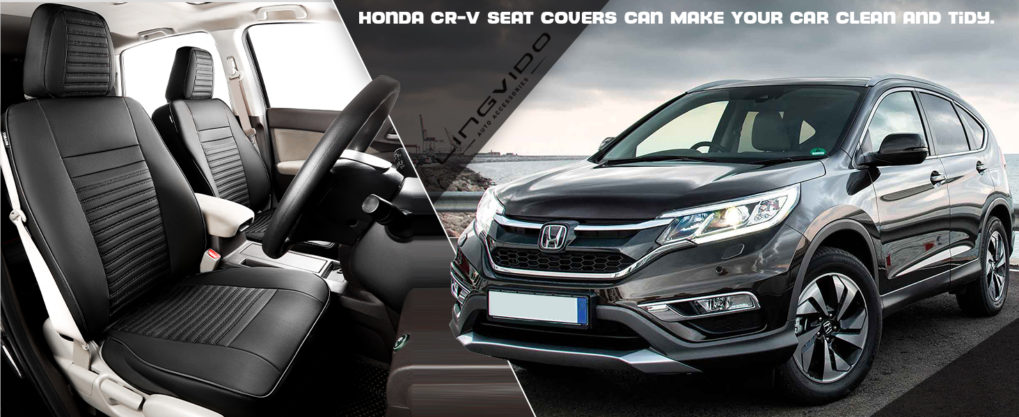LINGVIDO Custom Fit Honda CRV Car Seat Covers, Full Set