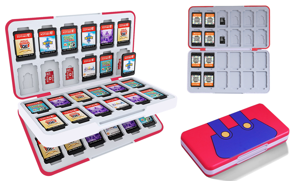Amazon.com: VANJUNN Game Card Case for Nintendo Switch Games