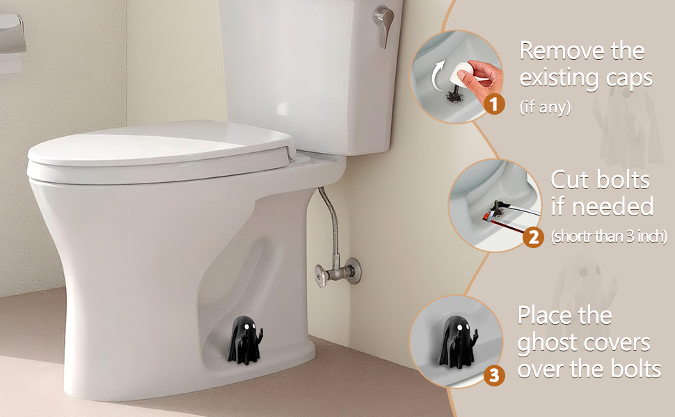 Toilet bolt caps