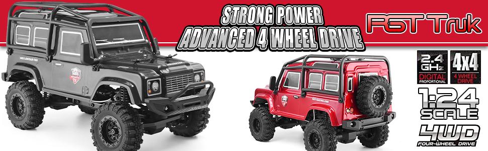 Amazon.com: RGT RC Crawler 1:24 Scale 4WD Off Road RC Car Mini