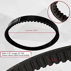 30 Series Go Kart Drive Belt Replaces Manco 5959 / Comet 203589