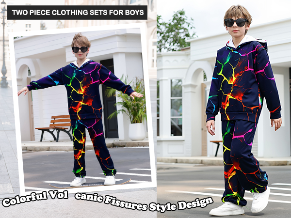Amazon.com: uideazone Kids 80s 90s Outfits Sweatsuit Size 5