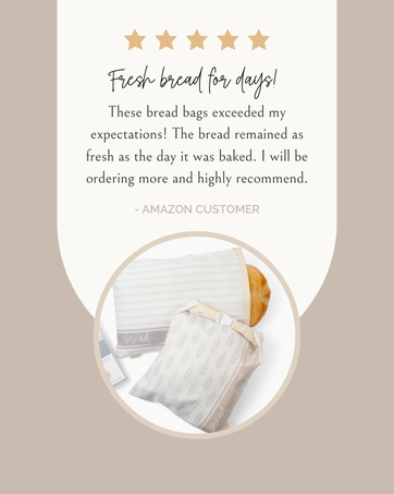 homemade bread, reusable bread bags for homemade bread beeswax cotton sourdough bag customer review