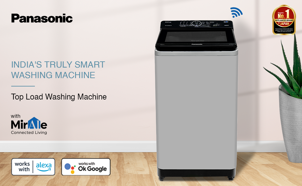 Panasonic 8 Kg Wifi FullyAutomatic Top Loading Smart Washing Machine
