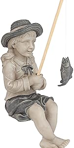 Nellie's Big Catch Fisherwoman Statue, Medium