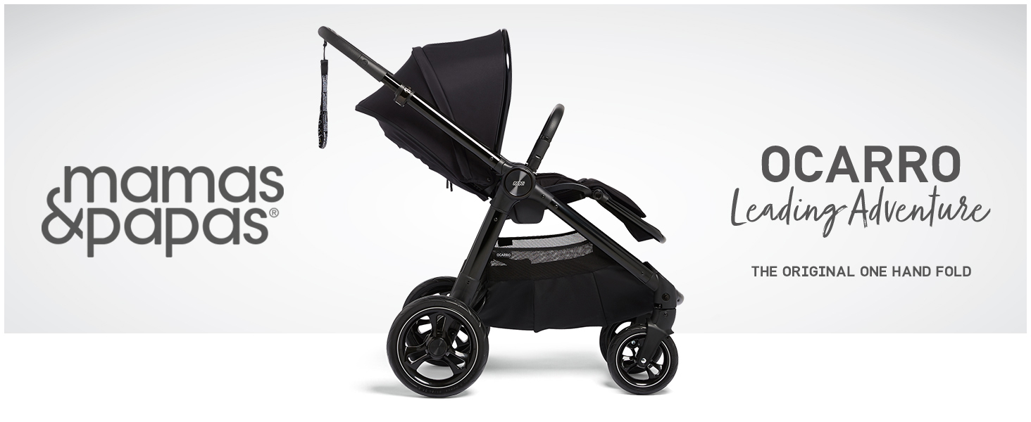 Mamas & Papas Ocarro All Terrain Pushchair, Buggy, Pram, One Hand Fold