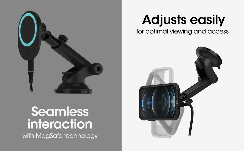 OtterBox Wireless Charger Dash & Windshield Mount for