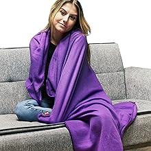Lady wrapped in the blanket