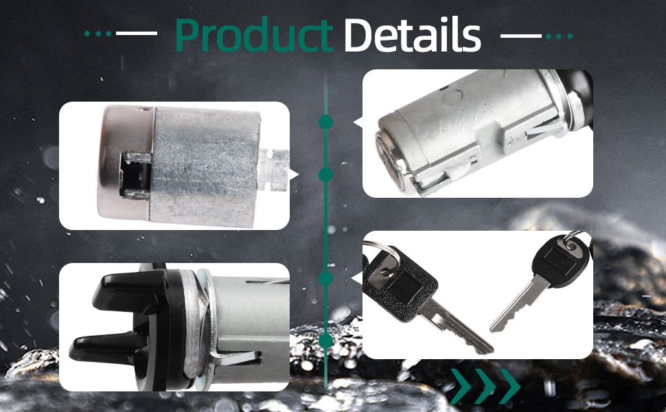 Ignition Switch Lock Cylinder & Door Lock Cylinder Set